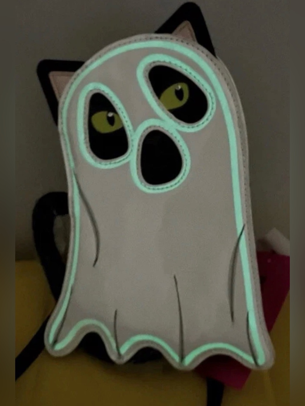 24HR DROP ⬇️ Glow in the dark Betsey Johnson ghost cat crossbody